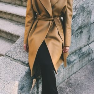 Manteau Laine Camel