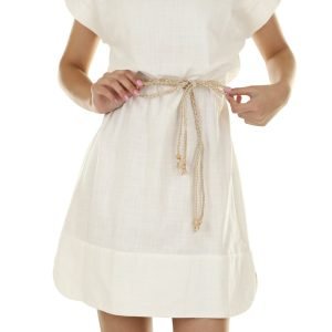 Robe Blanche Satin